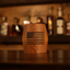 Oak Whiskey Tumbler with American Flag