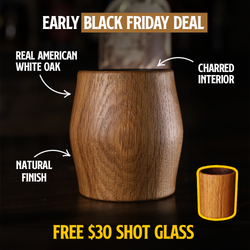 Oak Whiskey Tumbler